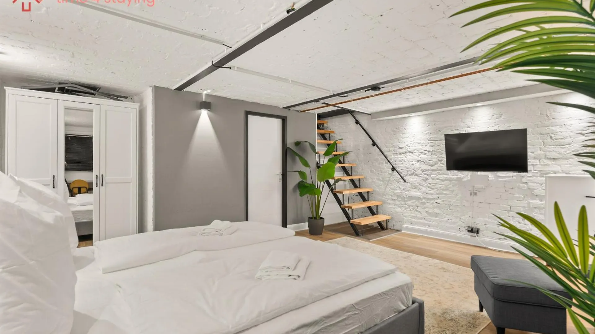 公寓 Time4Staying 2 Sz Mit Terrasse Nahe Kudamm, Icc & Zoo 柏林